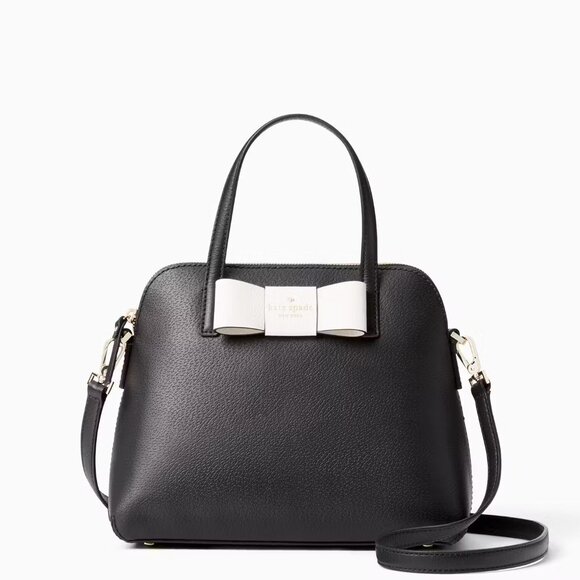 Euc Kate Spade Robinson Street Black Leather Shoulder Bag Purse C - Picture 1 of 13